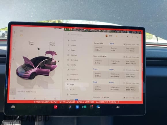 ✅ 2024 Tesla Model 3 • VIN: 5YJ3E1EA9RF737721 • Лот: 43581026. Опубликован ранее на IAAI с пробегом 11 472 миль. Бесплатный доступ к архиву аукционных продаж из США и подробный отчёт об истории автомобиля на DreamBid. Изображение 7.