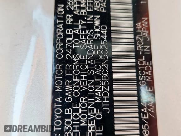 ✅ 2022 Lexus RC 350 • VIN: JTHDZ5BC2N5025440 • Lot: 93286385. Wystawiony na Copart z przebiegiem 14 417 mil. Bezpłatny archiwum sprzedaży aukcyjnych z USA i szczegółowy raport historii pojazdu na DreamBid. Zdjęcie 12.