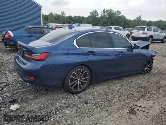 2022 BMW 3 Series 330i xDrive z VIN 3MW5R7J07N8C58710, wystawiony jako Copart lot #66863785 z przebiegiem Nie podano mil oraz Szkoda całkowita • Salvage title. Historia ofert i sprzedaży dostępna na DreamBid. Obrazek 3.