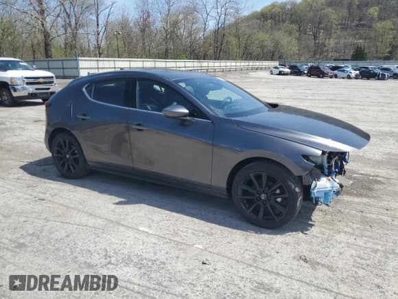 ✅ 2023 Mazda 3 S Premium • VIN: JM1BPAMM3P1619333 • Lot: 54190505. Listed on Copart with 12,000 mi. Free auction sales archive from the USA and detailed vehicle history report at DreamBid. Image 4.