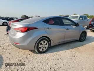 2016 Hyundai Elantra SE with VIN 5NPDH4AE3GH774848, listed as a Copart auction lot 81459525 with 222,961 mi miles and Clean title. Bid and sale history available at DreamBid. Image 3.