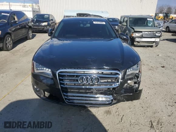 ✅ 2013 Audi A8 4.0L • VIN: WAUR2AFD5DN009509 • Лот: 41412805. Опубликован ранее на Copart с пробегом 33 917 миль. Бесплатный доступ к архиву аукционных продаж из США и подробный отчёт об истории автомобиля на DreamBid. Изображение 5.