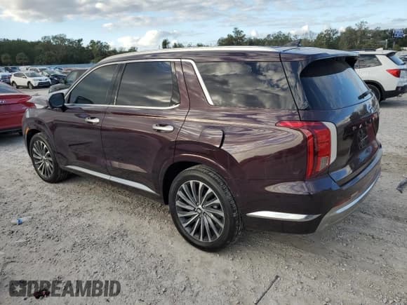 ✅ 2024 Hyundai Palisade Calligraphy • VIN: KM8R74GE5RU773091 • Lot: 84504794. Listed on Copart with 11,179 mi. Free auction sales archive from the USA and detailed vehicle history report at DreamBid. Image 2.