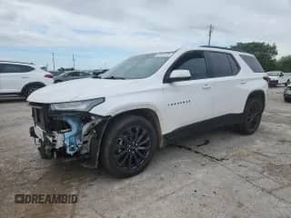 2022 Chevrolet Traverse RS с VIN 1GNEVJKW8NJ113699, выставлен на аукционе Copart как лот 62601355 с пробегом 89 794 миль миль и Списание • Salvage title. История ставок и продаж доступна на DreamBid. Изображение 1.