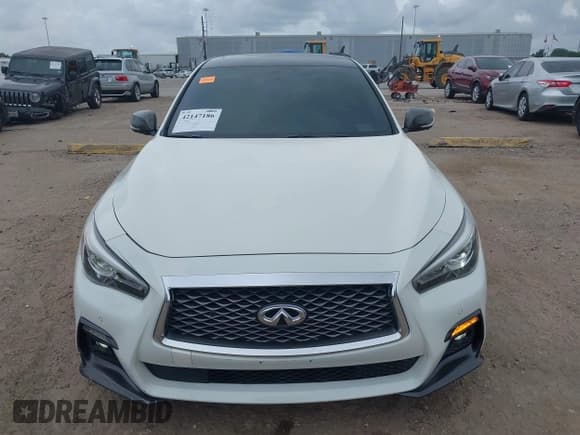 ✅ 2019 Infiniti Q50 Red Sport 400 • VIN: JN1FV7AP8KM760644 • Lot: 42147186. Listed on IAAI with 69,780 mi. Free auction sales archive from the USA and detailed vehicle history report at DreamBid. Image 12.