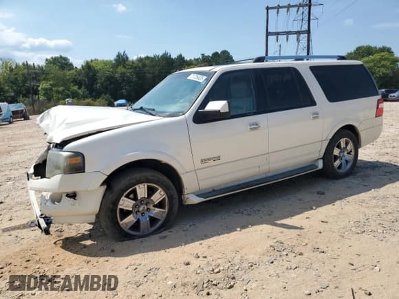 ✅ 2007 Ford Expedition Max Limited • VIN: 1FMFK205X7LA76728 • Lot: 71726635. Listed on Copart with 166,771 mi. Free auction sales archive from the USA and detailed vehicle history report at DreamBid. Image 1.