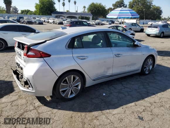 2017 Hyundai Ioniq Limited с VIN KMHC85LC8HU036074, выставлен на аукционе Copart как лот 74154634 с пробегом 37 269 миль миль и Списание • Salvage title. История ставок и продаж доступна на DreamBid. Изображение 3.