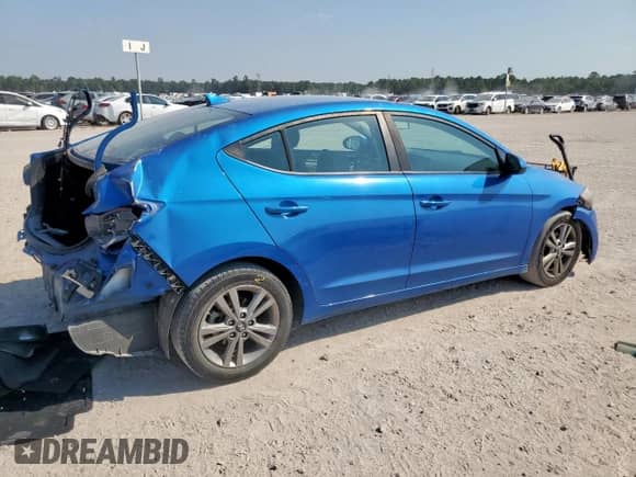 2018 Hyundai Elantra SEL z VIN KMHD84LF8JU624684, wystawiony jako Copart lot #81984435 z przebiegiem 95 382 mil mil oraz Szkoda całkowita • Salvage title. Historia ofert i sprzedaży dostępna na DreamBid. Obrazek 3.