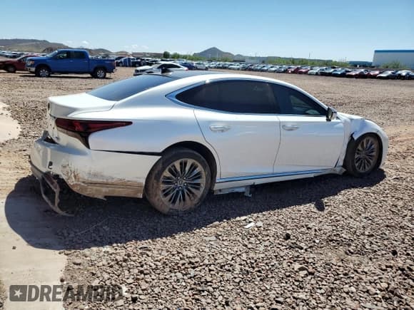 ✅ 2023 Lexus LS 500 • VIN: JTHD51FF4P5019375 • Лот: 80172805. Опубликован ранее на Copart с пробегом 20 005 миль. Бесплатный доступ к архиву аукционных продаж из США и подробный отчёт об истории автомобиля на DreamBid. Изображение 3.