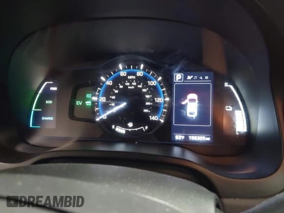 ✅ 2019 Hyundai Ioniq Blue • VIN: KMHC65LC7KU180230 • Lot: 42995835. Wystawiony na IAAI z przebiegiem 159 325 mil. Bezpłatny archiwum sprzedaży aukcyjnych z USA i szczegółowy raport historii pojazdu na DreamBid. Zdjęcie 7.