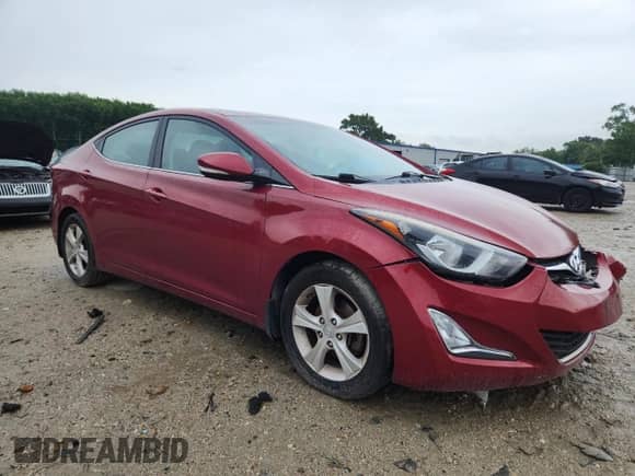 2016 Hyundai Elantra SE with VIN 5NPDH4AE0GH775049, listed as a Copart auction lot 64575325 with 107,542 mi miles and Clean title. Bid and sale history available at DreamBid. Image 4.