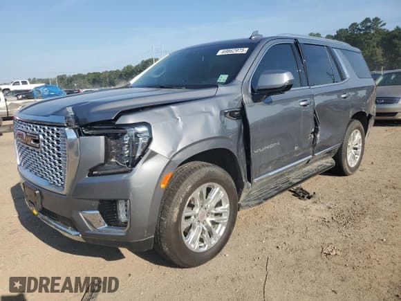 ✅ 2021 GMC Yukon SLT • VIN: 1GKS1BKDXMR137115 • Лот: 69862975. Опубликован ранее на Copart с пробегом 65 830 миль. Бесплатный доступ к архиву аукционных продаж из США и подробный отчёт об истории автомобиля на DreamBid. Изображение 1.