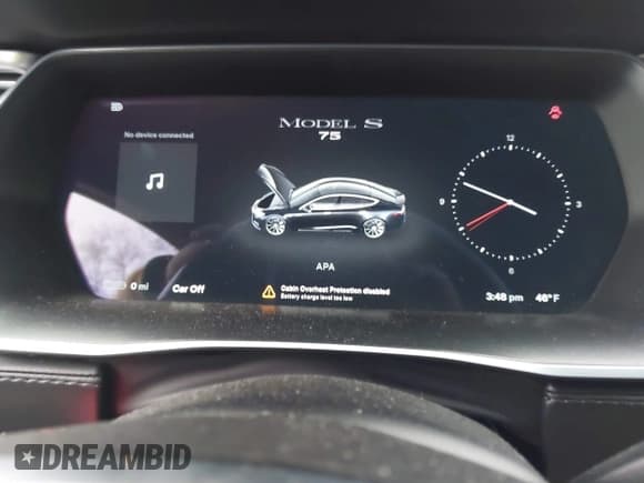 ✅ 2017 Tesla Model S 60 • VIN: 5YJSA1E1XHF205254 • Lot: 41619765. Listed on IAAI with 116,389 mi. Free auction sales archive from the USA and detailed vehicle history report at DreamBid. Image 7.