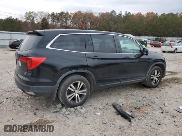 ✅ 2017 Honda Pilot EX-L • VIN: 5FNYF5H79HB000219 • Lot: 93205965. Listed on Copart with 147,077 mi. Free auction sales archive from the USA and detailed vehicle history report at DreamBid. Image 3.