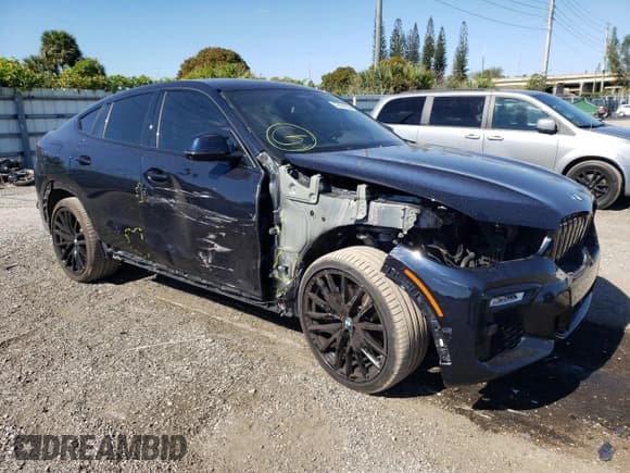 ✅ 2021 BMW X6 sDrive40i • VIN: 5UXCY4C02M9F23290 • Лот: 37081453. Опубликован ранее на Copart с пробегом 32 325 миль. Бесплатный доступ к архиву аукционных продаж из США и подробный отчёт об истории автомобиля на DreamBid. Изображение 4.