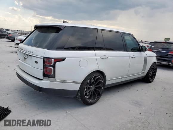 ✅ 2019 Land Rover Range Rover • VIN: SALGV5RE5KA523970 • Lot: 81304205. Listed on Copart with 112,405 mi. Free auction sales archive from the USA and detailed vehicle history report at DreamBid. Image 3.