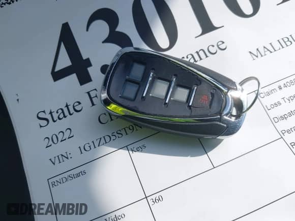 2022 Chevrolet Malibu LT с VIN 1G1ZD5ST9NF131912, выставлен на аукционе IAAI как лот 43010172 с пробегом 91 495 миль миль и . История ставок и продаж доступна на DreamBid. Изображение 11.