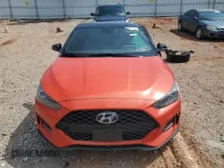 2019 Hyundai Veloster Turbo with VIN KMHTH6AB8KU004409, listed as a Copart auction lot 58116774 with 35,500 mi miles and Salvage title. Bid and sale history available at DreamBid. Image 5.