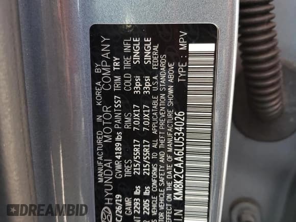 ✅ 2020 Hyundai Kona SEL • VIN: KM8K2CAA6LU534026 • Лот: 71477334. Опубликован ранее на Copart с пробегом 42 631 миль. Бесплатный доступ к архиву аукционных продаж из США и подробный отчёт об истории автомобиля на DreamBid. Изображение 15.