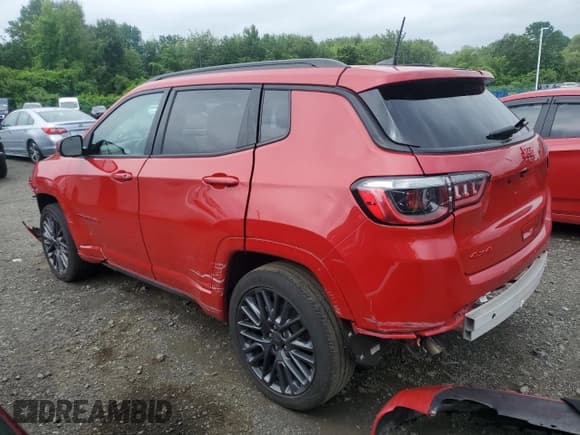 ✅ 2023 Jeep Compass (RED) Edition • VIN: 3C4NJDCN0PT557702 • Лот: 59964905. Опубликован ранее на Copart с пробегом 41 321 миль. Бесплатный доступ к архиву аукционных продаж из США и подробный отчёт об истории автомобиля на DreamBid. Изображение 2.