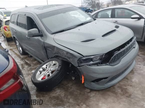 2021 Dodge Durango R/T with VIN 1C4SDJCT4MC851053, listed as a IAAI auction lot 41480432 with 48,999 mi miles and . Bid and sale history available at DreamBid. Image 1.