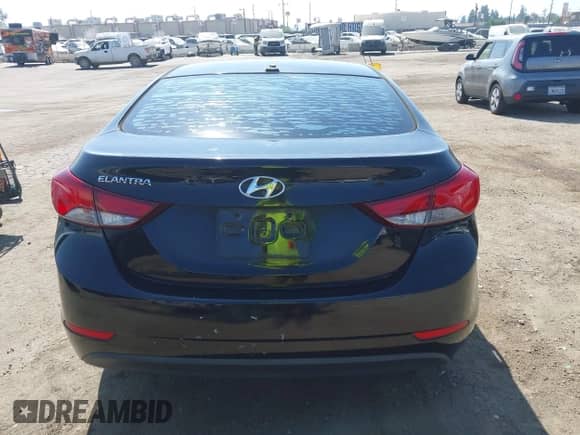 2016 Hyundai Elantra Value Edition with VIN KMHDH4AE7GU601626, listed as a IAAI auction lot 43400665 with 135,195 mi miles and . Bid and sale history available at DreamBid. Image 16.