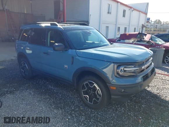 ✅ 2021 Ford Bronco Sport Big Bend • VIN: 3FMCR9B61MRA35933 • Lot: 43423926. Wystawiony na IAAI z przebiegiem 57 148 mil. Bezpłatny archiwum sprzedaży aukcyjnych z USA i szczegółowy raport historii pojazdu na DreamBid. Zdjęcie 1.