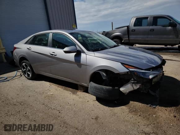 2021 Hyundai Elantra Limited with VIN KMHLP4AG6MU171082, listed as a Copart auction lot 80673275 with 69,199 mi miles and Salvage title. Bid and sale history available at DreamBid. Image 4.