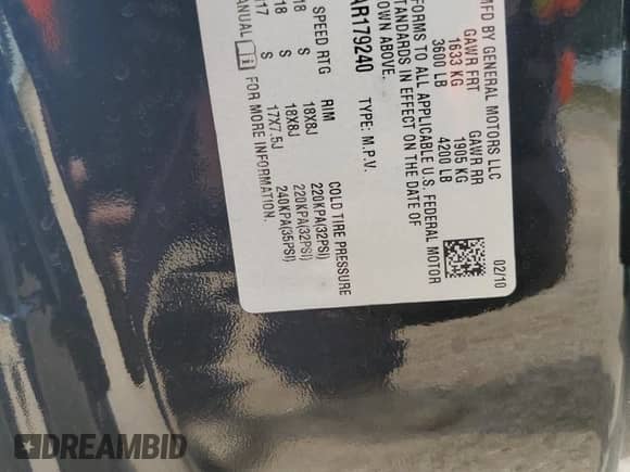 2010 Chevrolet Suburban LT z VIN 1GNUKJE31AR179240, wystawiony jako Copart lot #80190065 z przebiegiem 201 388 mil mil oraz Szkoda całkowita • Salvage title. Historia ofert i sprzedaży dostępna na DreamBid. Obrazek 14.