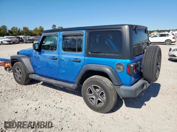 ✅ 2023 Jeep Wrangler Sport S • VIN: 1C4HJXDN6PW680623 • Лот: 92033855. Опубликован ранее на Copart с пробегом Не указан. Бесплатный доступ к архиву аукционных продаж из США и подробный отчёт об истории автомобиля на DreamBid. Изображение 2.