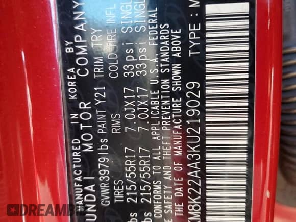 ✅ 2019 Hyundai Kona SEL • VIN: KM8K22AA3KU219029 • Lot: 88687755. Wystawiony na Copart z przebiegiem 74 125 mil. Bezpłatny archiwum sprzedaży aukcyjnych z USA i szczegółowy raport historii pojazdu na DreamBid. Zdjęcie 14.