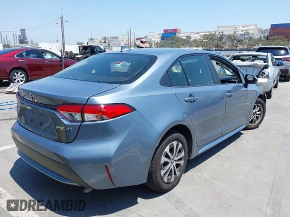 ✅ 2022 Toyota Corolla Hybrid LE • VIN: JTDEAMDE2NJ058063 • Lot: 42966351. Listed on IAAI with 50,081 mi. Free auction sales archive from the USA and detailed vehicle history report at DreamBid. Image 4.