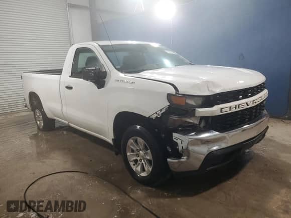 2022 Chevrolet Silverado 1500 Work Truck z VIN 3GCNWAED4NG187204, wystawiony jako Copart lot #42754015 z przebiegiem 84 668 mil mil oraz Czysty tytuł • Clean title. Historia ofert i sprzedaży dostępna na DreamBid. Obrazek 4.