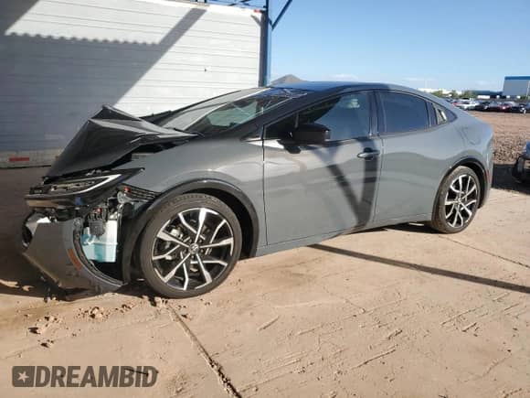 2023 Toyota Prius XSE Premium with VIN JTDACACU3P3000566, listed as a Copart auction lot 86867635 with 17,411 mi miles and Salvage title. Bid and sale history available at DreamBid. Image 1.