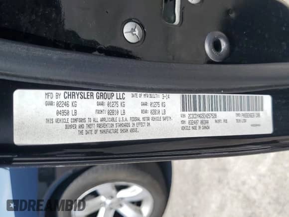 2014 Dodge Challenger Rallye Redline z VIN 2C3CDYAG5EH257528, wystawiony jako Copart lot #69865835 z przebiegiem 178 186 mil mil oraz Czysty tytuł • Clean title. Historia ofert i sprzedaży dostępna na DreamBid. Obrazek 12.