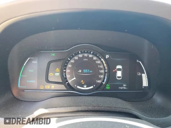 2019 Hyundai Ioniq Limited с VIN KMHC05LC4KU124232, выставлен на аукционе Copart как лот 76031494 с пробегом 112 770 миль миль и Списание • Salvage title. История ставок и продаж доступна на DreamBid. Изображение 9.