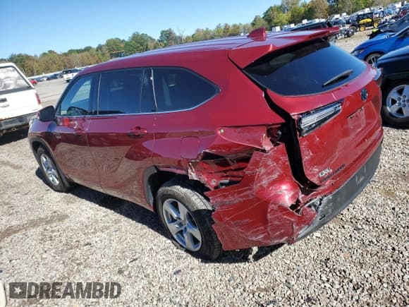 ✅ 2021 Toyota Highlander Hybrid LE • VIN: 5TDBBRCH7MS515475 • Lot: 82263465. Listed on Copart with 57,726 mi. Free auction sales archive from the USA and detailed vehicle history report at DreamBid. Image 2.