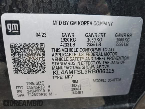 ✅ 2024 Buick Encore GX Avenir • VIN: KL4AMFSL3RB006115 • Lot: 42731633. Wystawiony na IAAI z przebiegiem 29 769 mil. Bezpłatny archiwum sprzedaży aukcyjnych z USA i szczegółowy raport historii pojazdu na DreamBid. Zdjęcie 9.