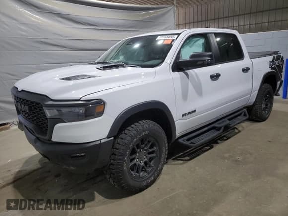 ✅ 2025 Ram 1500 Rebel • VIN: 1C6SRFLP3SN546704 • Лот: 70568455. Опубликован ранее на Copart с пробегом 4 718 миль. Бесплатный доступ к архиву аукционных продаж из США и подробный отчёт об истории автомобиля на DreamBid. Изображение 1.