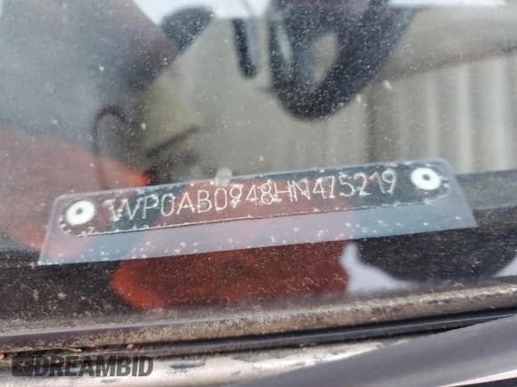 ✅ 1987 Porsche 944 • VIN: WP0AB0948HN475219 • Lot: 91648195. Listed on Copart with 1,491 mi. Free auction sales archive from the USA and detailed vehicle history report at DreamBid. Image 12.