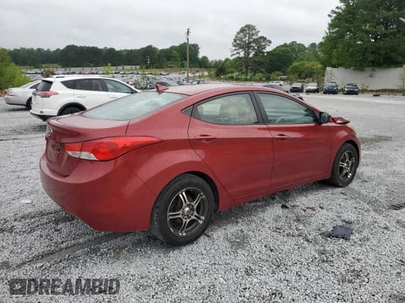 ✅ 2013 Hyundai Elantra GLS • VIN: KMHDH4AE7DU489051 • Lot: 53871295. Listed on Copart with 162,018 mi. Free auction sales archive from the USA and detailed vehicle history report at DreamBid. Image 3.