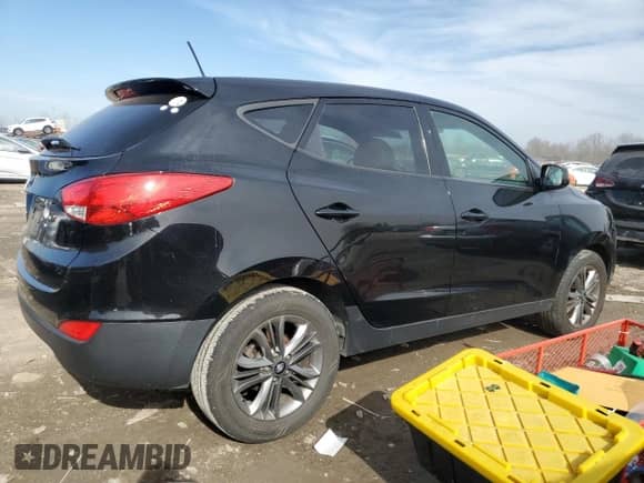 2015 Hyundai Tucson GLS with VIN KM8JT3AF0FU092000, listed as a Copart auction lot 42559764 with 116,620 mi miles and . Bid and sale history available at DreamBid. Image 3.