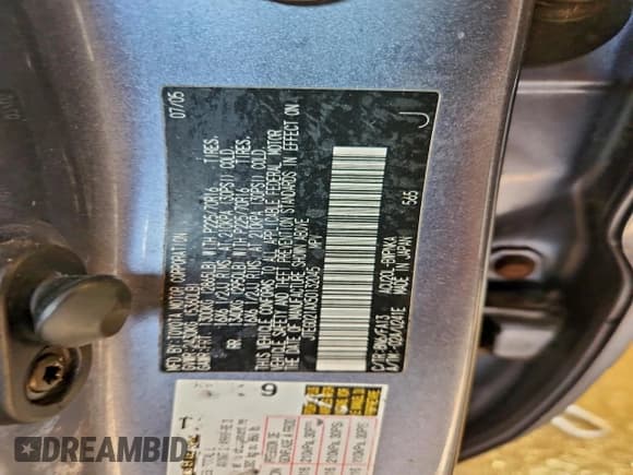 ✅ 2005 Toyota Highlander • VIN: JTEGD21AX50132045 • Lot: 93850275. Wystawiony na Copart z przebiegiem 196 845 mil. Bezpłatny archiwum sprzedaży aukcyjnych z USA i szczegółowy raport historii pojazdu na DreamBid. Zdjęcie 13.