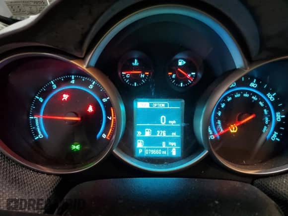 2014 Chevrolet Cruze 1LT z VIN 1G1PC5SB6E7436408, wystawiony jako Copart lot #89872335 z przebiegiem 79 660 mil mil oraz Szkoda całkowita • Salvage title. Historia ofert i sprzedaży dostępna na DreamBid. Obrazek 9.