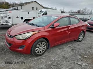 ✅ 2012 Hyundai Elantra GLS • VIN: KMHDH4AE5CU433561 • Lot: 95332875. Listed on Copart with 176,682 mi. Free auction sales archive from the USA and detailed vehicle history report at DreamBid. Image 1.