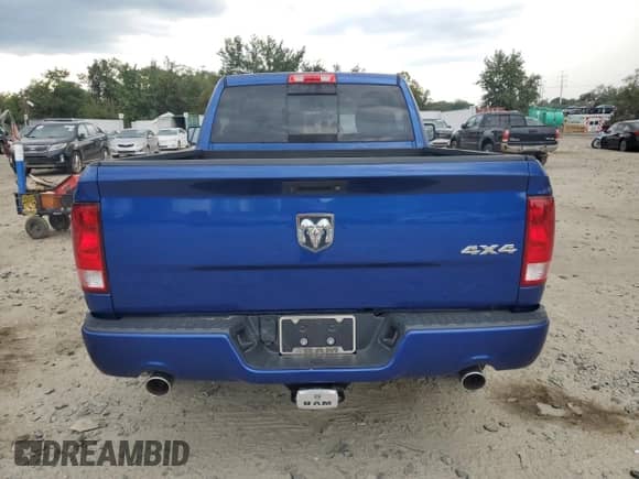 2016 Ram 1500 Express with VIN 3C6JR7AT7GG113730, listed as a Copart auction lot 71234145 with 45,902 mi miles and Salvage title. Bid and sale history available at DreamBid. Image 6.