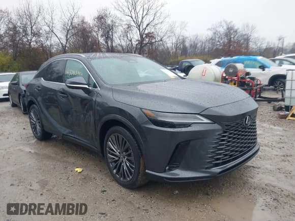 ✅ 2025 Lexus RX 350h Premium • VIN: 2T2BBMCAXSC085013 • Лот: 43783950. Опубликован ранее на IAAI с пробегом 5 670 миль. Бесплатный доступ к архиву аукционных продаж из США и подробный отчёт об истории автомобиля на DreamBid. Изображение 1.