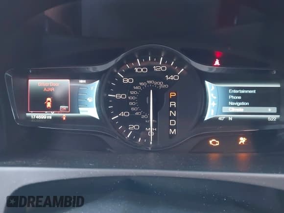 ✅ 2011 Lincoln MKX • VIN: 2LMDJ8JKXBBJ22654 • Lot: 43906940. Listed on IAAI with 174,699 mi. Free auction sales archive from the USA and detailed vehicle history report at DreamBid. Image 7.