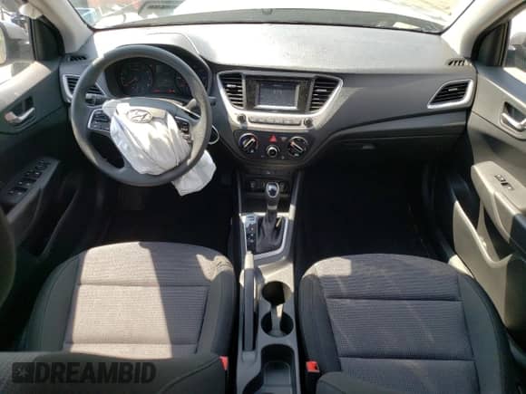 2022 Hyundai Accent SEL with VIN 3KPC24A6XNE173914, listed as a Copart auction lot 55882903 with 23,100 mi miles and . Bid and sale history available at DreamBid. Image 8.