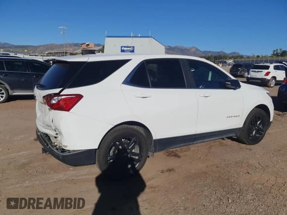 ✅ 2021 Chevrolet Equinox LT • VIN: 2GNAXUEV4M6155408 • Lot: 80921175. Listed on Copart with 53,559 mi. Free auction sales archive from the USA and detailed vehicle history report at DreamBid. Image 3.